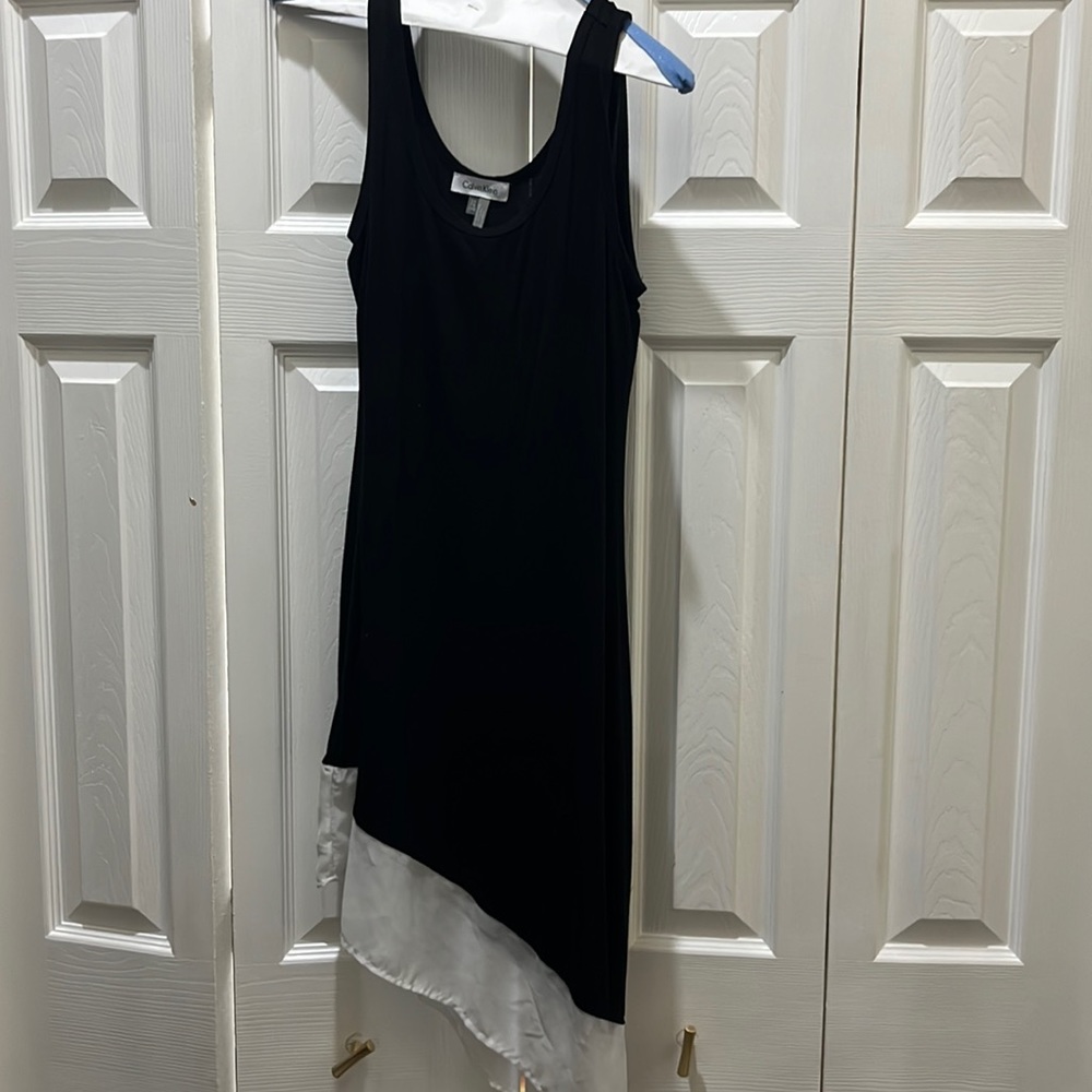 Calvin Klein asymmetrical dress